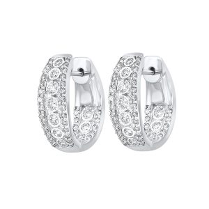 14KT WHITE GOLD DIAMOND 1CTW EARRING
