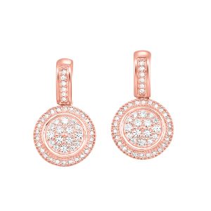14KT ROSE GOLD DIAMOND 1/4CTW EARRING