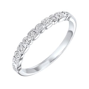 10KT WHITE GOLD DIAMOND 1/8CTW RING