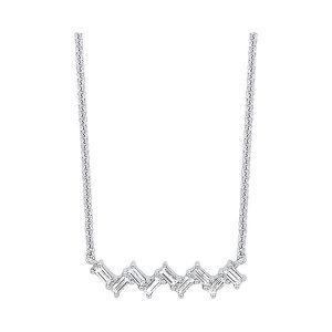 14KT WHITE GOLD DIAMOND 1/5CTW PENDANT