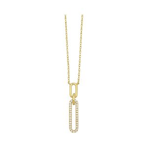 10KT YELLOW GOLD DIAMOND 1/10CTW PENDANT
