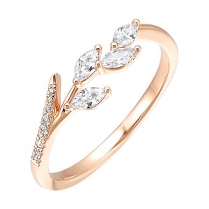 14KT ROSE GOLD DIAMOND 1/3CTW RING