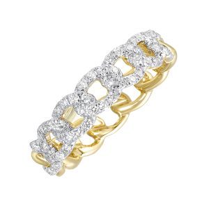14KT YELLOW GOLD DIAMOND 1/2CTW RING