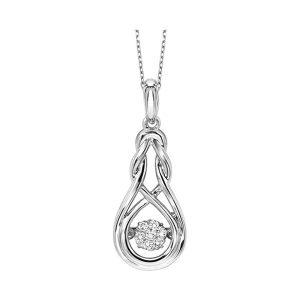 SILVER DIAMOND 1/12CTW PENDANT