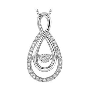 SILVER DIAMOND 1/12CTW PENDANT