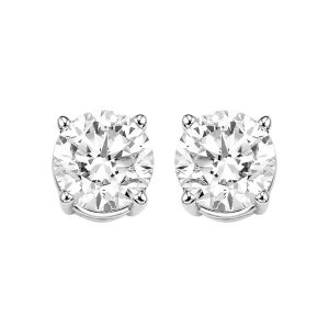 14KT WHITE GOLD DIAMOND 2CTW EARRING